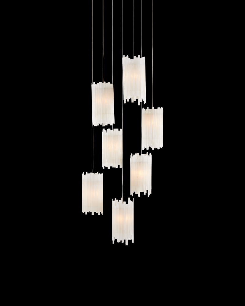 Escenia 7-Light Round Multi-Drop Pendant