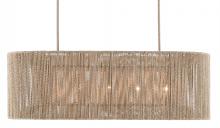 Currey 9000-0737 - Mereworth Oval Rope Chandelier